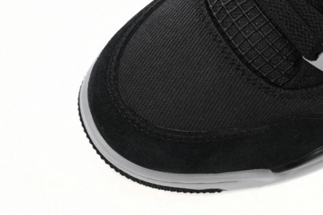 Cheap TBK Canvas Air 4 Black Jordan DH7138-006 0701